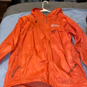 Red ledge wind breaker/ rain coat